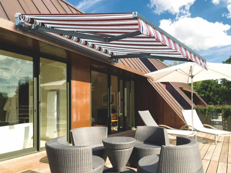 Outdoor Retractable Arm Awnings Available